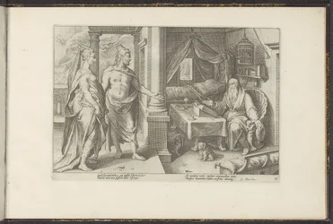 Juno og Jupiter spørger Tiresias til råds Ovids metamorfoser (serietitel) Genskabelser af P. Ovidius Naso (serietitel)
