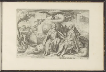 Jupiter og Juno diskuterer, hvilket af kønnene der har størst lyst til kærlighed Ovids metamorfoser (serietitel) Genskabelser af P. Ovidius Naso (serietitel)