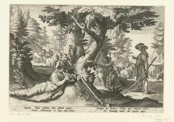 Mercury en Battus Ovids Metamorfosen (serietitel)