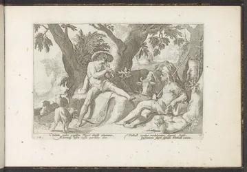 Mercury spiller fløjte for Argus Ovids metamorfoser (serietitel) Genskabelser af P. Ovidius Naso (serietitel)