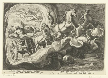 Phaethon kører på sin fars vogn Ovids metamorfoser (serietitel)