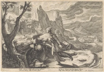 Denne flygter fra løvinden Metamorphoses of Ovid (serietitel)