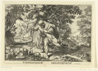 Tiresias slår to parrende slanger Ovids metamorfoser (serietitel)