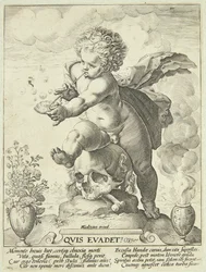 Allegori over livets flygtighed ("Quis Evadet?")