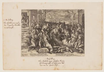 Paulus bidt af hugormen, fra Acta Apostolorum (Apostlenes Gerninger)