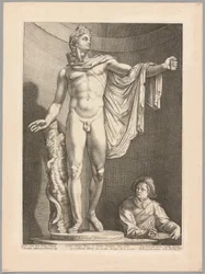 Apollo Belvedere, plade 3 fra Three Famous Antique Sculptures