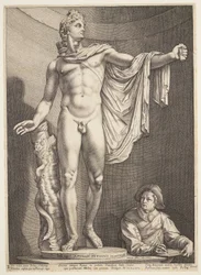 Apollon fra Belvedere, fra tre berømte antikke statuer i Rom