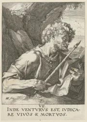 Thomas, blad 8 fra serien „Kristus, de tolv apostle og Paulus“