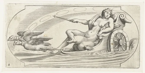 Aurora på en vogn Nouveau Livre des Dieux et Deeßes De la Marine Bouckje of Sea Gods and Goddesses (serietitel)