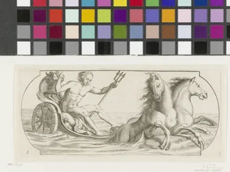 Neptun på en vogn Nouveau Livre des Dieux et Deeßes De la Marine Bouckje of Sea Gods and Goddesses (serietitel)