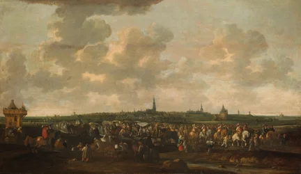Spanske besættelsestroppers afgang fra Breda den 10. oktober 1637
