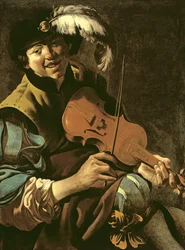 En drengeviolinist, 1626