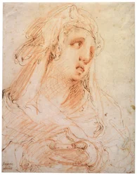 En ung kvinde Maria Magdalena, slutningen af det 16. eller begyndelsen af det 17. århundrede