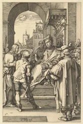 Kristus før Pilatus, fra The Passion of Christ, 1596.