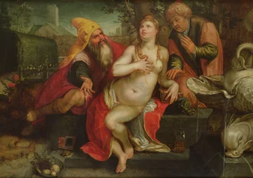 Susanna og de ældre, 1607