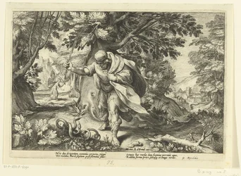 Teiresias slår to parrende slanger, fra Ovids Metamorphoses