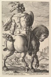Titus Manlius, fra serien The Roman Heroes, 1586.