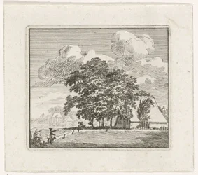 Gård i et landskab