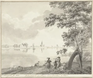Udsigt over Dodewaard og Hien