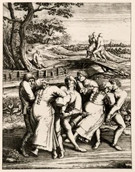 Dansepest, Strasbourg, Alsace. 1518