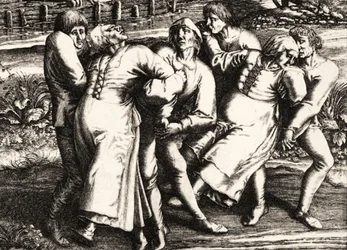 Dansepest, Strasbourg, Alsace. 1518