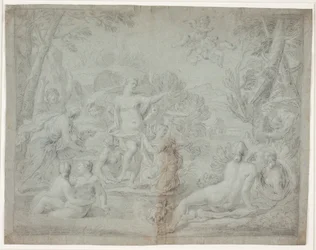 Diana og Aktæon. (Ovid, Net., III, 175 ff.)