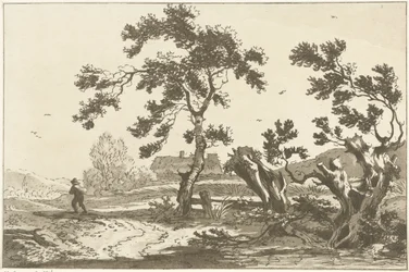 Bomen langs een weg Tolv designs beregnet til brug for dem, der lærer at tegne landskab (serietitel)