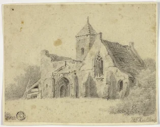 Landskirke i ruiner