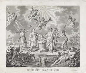 Allegori om udeleligheden, 1795 Udelelighed (titel på objekt) Fire allegorier om revolutionen i 1795 (serietitel)