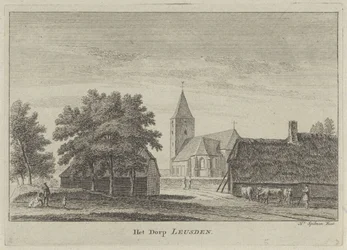 Udsigt over Leusden Landsbyen Leusden (titel på objekt)