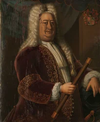 Dirk van Cloon (1730-1735) Portræt af Dirk van Cloon, generalguvernør for Hollandsk Ostindien