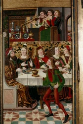 "The Banquet of Ahasuerus" baseret på en beretning i Esthers Bog, af en ukendt..., 2022 (foto)