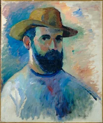Henri Manguin, selvportræt (olie på lærred)