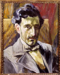 Portræt af komponisten Maurice Ravel (1875-1937) Maleri af Henri Manguin (1874-1949) 1903 Søn. 0,43x034 m Paris, musee national d
