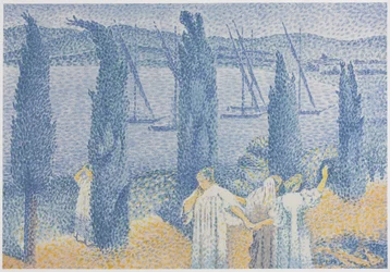 The Promenade (Landskab med Cypresser)