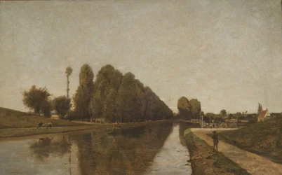 Briare-kanalen (olie på lærred)