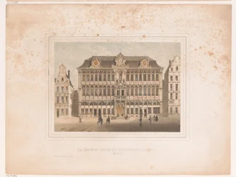 Udsigt på Maison Grand Place i Bruxelles Huset (kendt som kongens) Grand