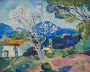 Det blomstrende mandeltræ, 1907.