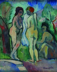 Badegæsterne, 1905.