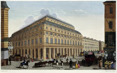 Det Franske Teater. Stik af Courvoisier
