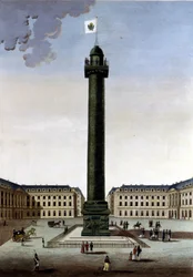 Place Vendôme - i "" Views of Paris"" af Courvoisier