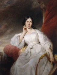 Portræt af operasangerinden Maria Malibran-Garcia 1808-1836, som Desdemona, 1830.
