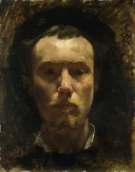 Auto-portræt, ca. 1885