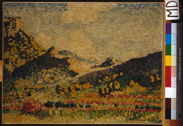 Studie til «De små mauriske bjerge», 1909