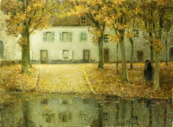 Lille sted på bredden af Eau ved Chartres; Petit Place au bord de l