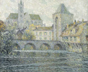 Moret Landskab, Broen; Paysage Moret, Le Pont
