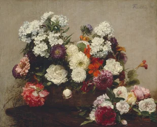 Stilleben med blomster