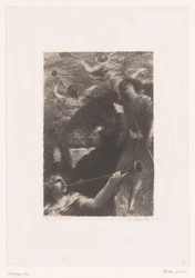 Berlioz dirigerer mellem fire trompetblæsende engle Tuba mirum spargens sonum Hector Berlioz