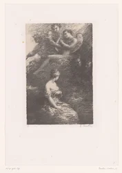 Marguerite viser sig for Faust og Mephisto fra himlen La Damnation de Faust. Tilsyneladende af Marguerite Hector Berlioz