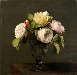 Roser i en bæger, 1873.